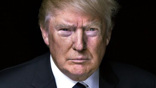 Donald trump dark background portrait wallpaper