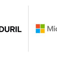 Anduril and Microsoft logos