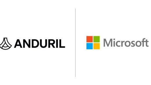 Anduril and Microsoft logos