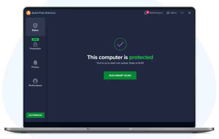 Avast screenshot