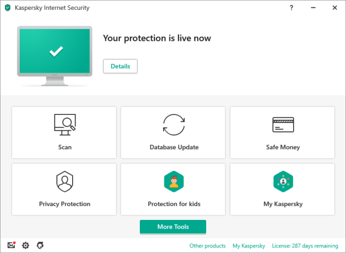 Kaspersky screenshot