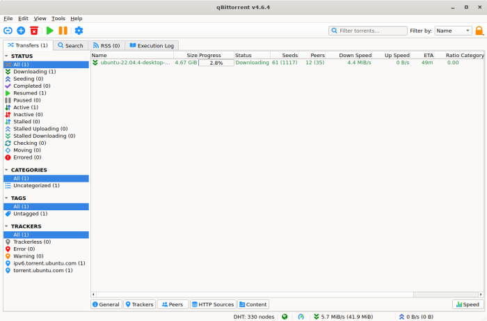 Qtorrent screenshot 2025 2026