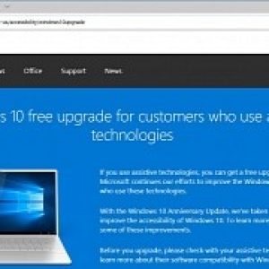 Windows 10 still available as free upgrade using assistive tech trick