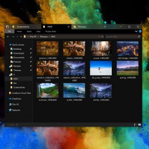 Windows 10 s dark theme for file explorer finally ready to take on macos mojave 521450 2