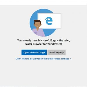 Windows 10 begins warning users to stay away from google chrome and firefox 522662 2