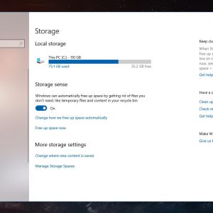 Windows 10 october 2018 update how the os will free up disk space when needed 522638 6