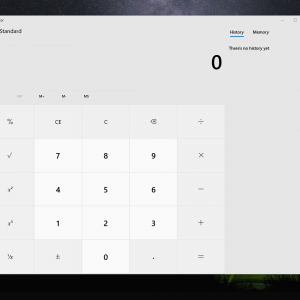 Windows 10 version 1809 comes with a gigantic calculator literally 523072 2