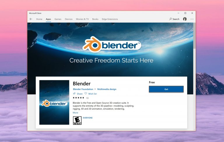 Blender не запускается windows 10