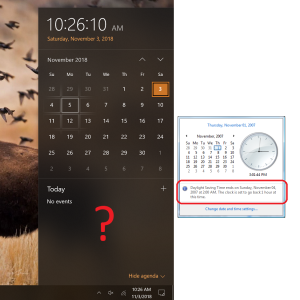 Bug or feature windows 10 not reminding of daylight saving 523594 2