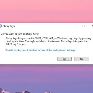 How to disable sticky keys in windows 10 version 1809 523884 2