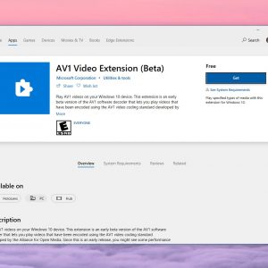 Microsoft launches free av1 video codec for windows 10 523704 2