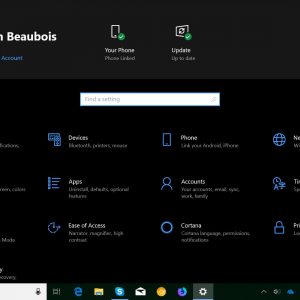 This is what settings could look like in windows 10 19h1 524259 2