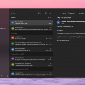 Hands on with the full dark mode of windows 10 s email client 525186 2