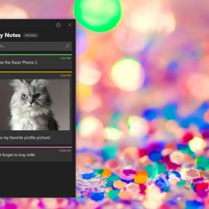 This is the new sticky notes for windows 10 525354 2