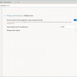 Use google as default search engine in chromium based microsoft edge 525463 2