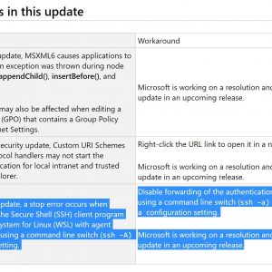 Windows 10 cumulative update kb4489868 breaks down a linux feature 525310 2