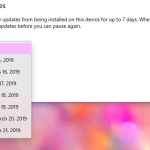 Windows 10 version 1903 will let home users pause updates for up to 35 days 525300 2