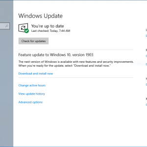 How to download windows 10 may 2019 update from windows update 526110 2