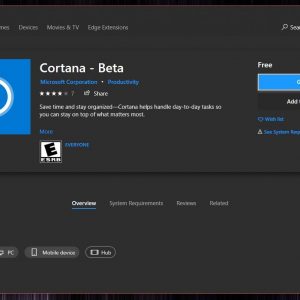 Microsoft releases cortana app in the microsoft store 526556 2