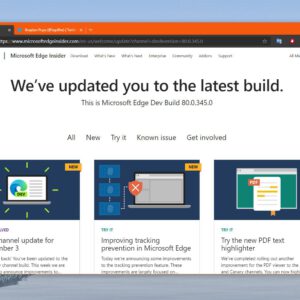 Microsoft edge dev browser updated with new features download now 528445 2