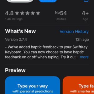 Enable haptic feedback in swiftkey for super duper typing on an iphone 529176 4