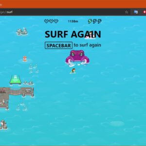 How to play the hidden surfing game in microsoft edge 529335 2