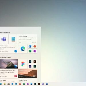 Microsoft showcases a new start menu with more fluent design 529510 2 scaled