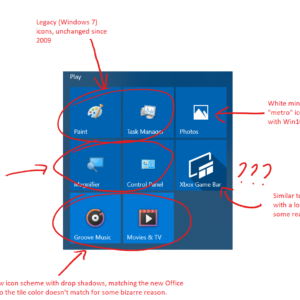 The lack of icon design consistency in windows 10 is ridiculous 529371 2