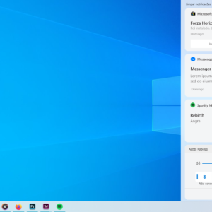 This action center looks too much like macos but could fit windows 10 just right 529348 3