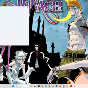 Screenshot of bleach anime theme