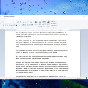 Wordpad needs the fluent design facelift in windows 10 asap 529837 2 scaled