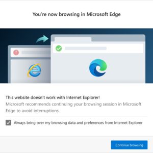 Internet explorer will automatically load microsoft edge for incompatible sites 531409 2