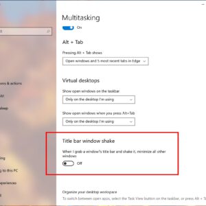 Windows aero shake now turned off by default in windows 10 532735 2
