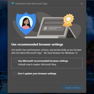 Hidden microsoft edge flag can block the recommended browser settings prompt 533066 2