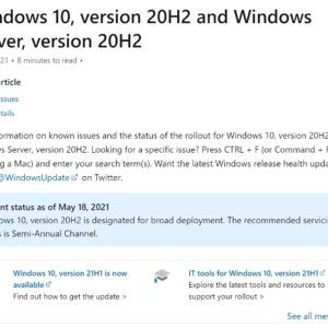 Microsoft announces windows 10 version 20h2 ready for broad deployment 532971 2