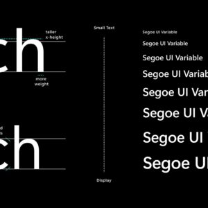 Microsoft reveals a new font for windows 10 532842 2