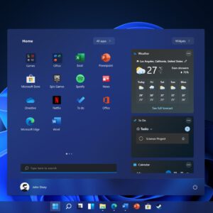 Windows 11 Start Menu Redesigned with Widgets and More in