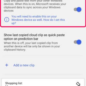 Windows 10 Users Can Now Sync the Clipboard with Android