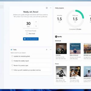 Windows 11 users getting new clock app with focus sessions