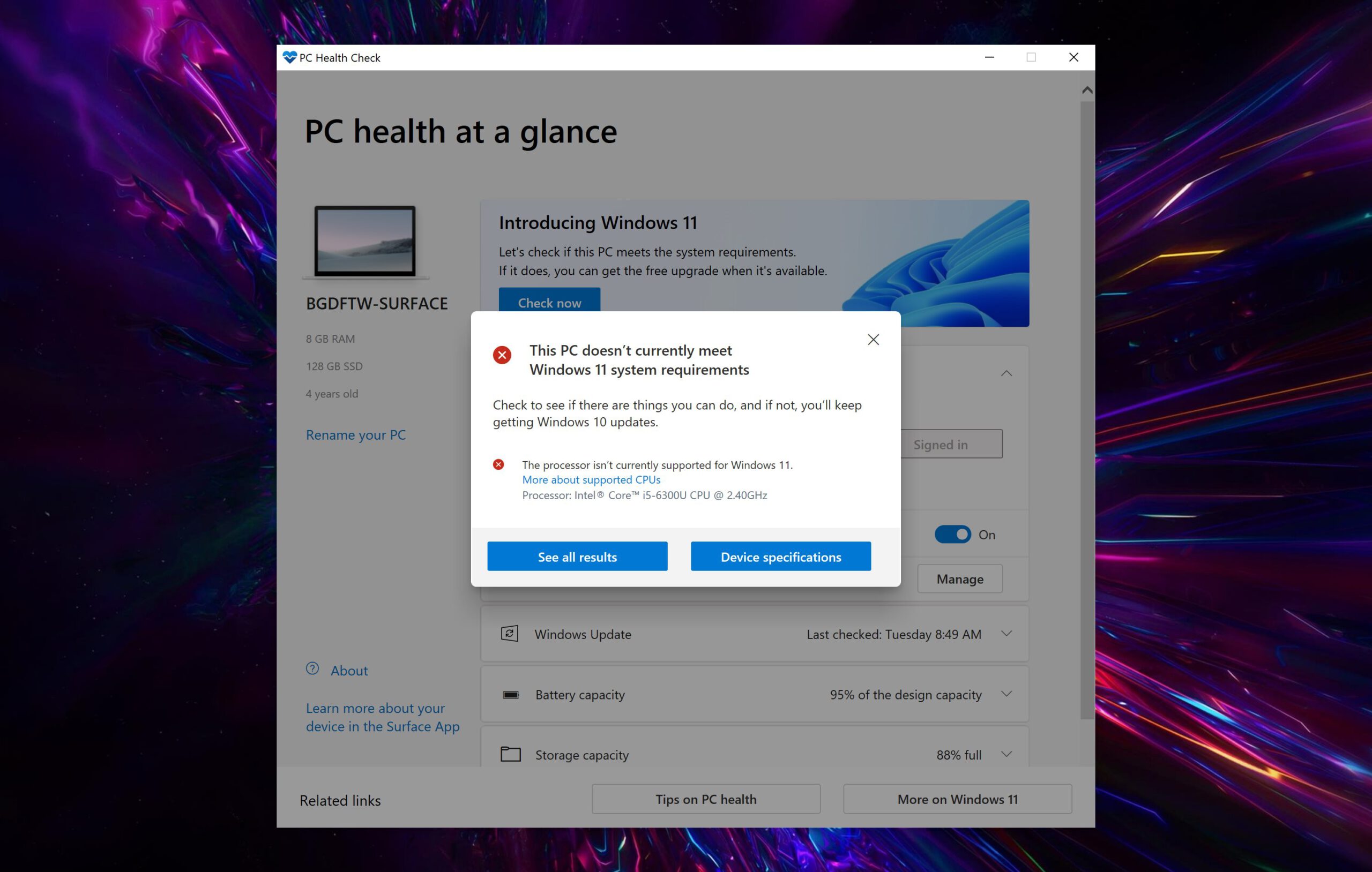 Get Windows 11 Windows 10 Pcs Automatically Offered Pc Health Check