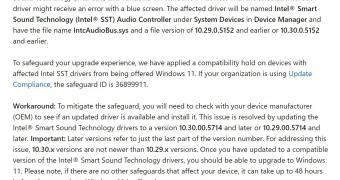 install intel sst audio device driver windows 10 for free