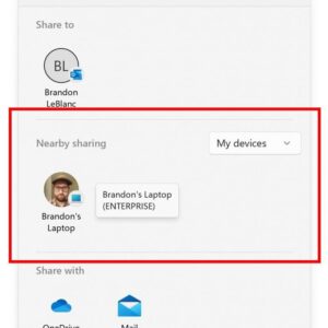 Microsoft announces nearby sharing improvements on windows 11
