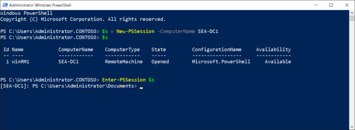 Admin powershell