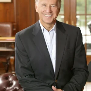 Joe biden smiling in office