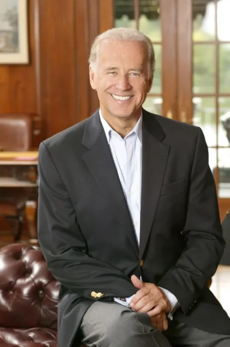 Joe biden smiling in office