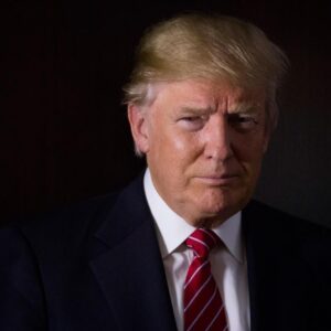 Donald trump dark mood portrait wallpaper