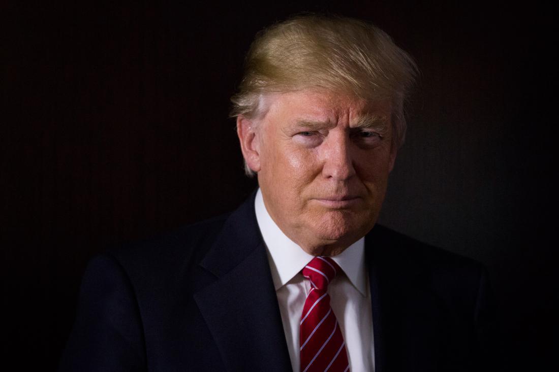 Donald trump dark mood portrait wallpaper