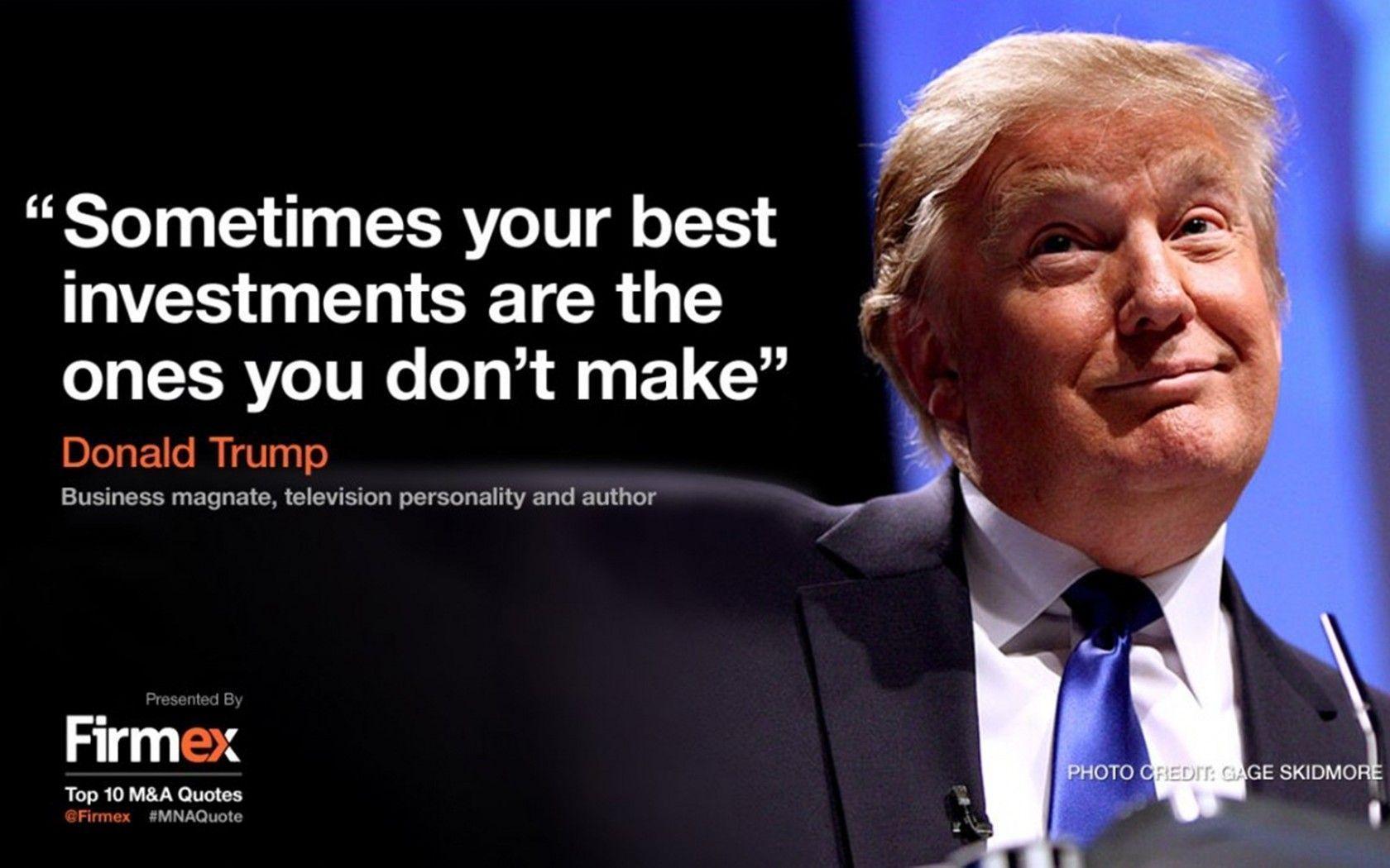 Donald trump inspirational quote dark background wallpaper