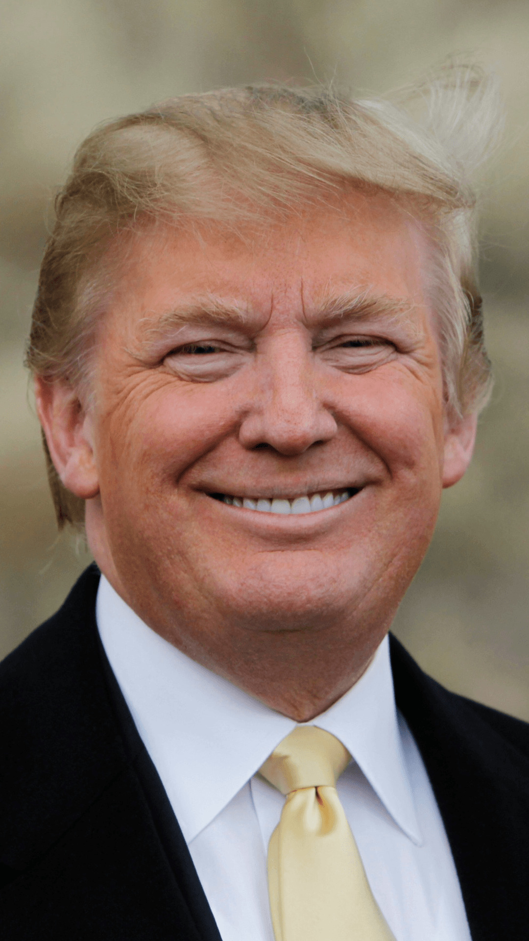 Donald trump smiling portrait wallpaper