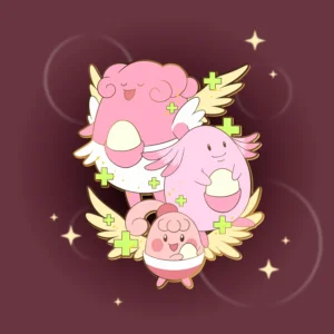 Cute pink pokemon celestial theme wallpaper